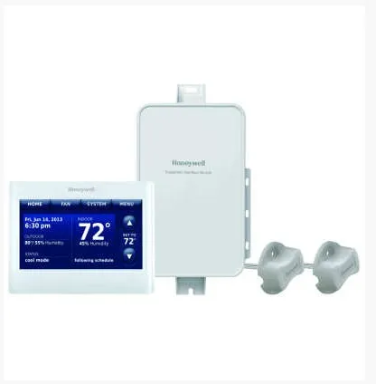 Honeywell Home Prestige IAQ thermostat kit with equipment interface and duct sensors